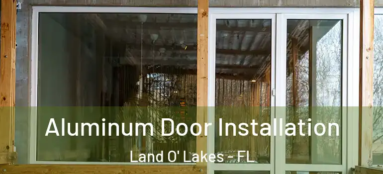  Aluminum Door Installation Land O' Lakes - FL