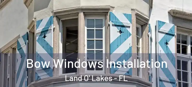  Bow Windows Installation Land O' Lakes - FL