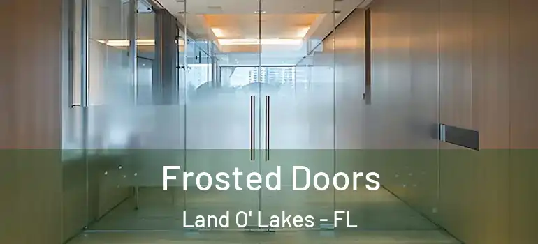  Frosted Doors Land O' Lakes - FL