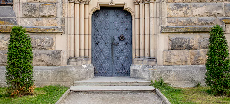 Traditional Double Front Doors in Land O' Lakes, FL