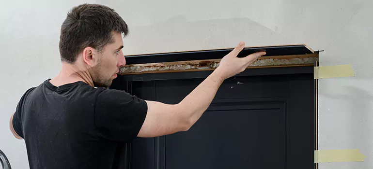 Wood Door Hole Repair in Land O' Lakes, FL