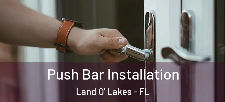  Push Bar Installation Land O' Lakes - FL
