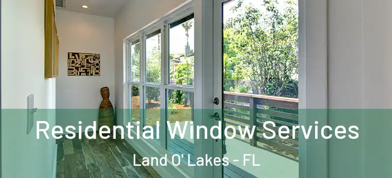  Residential Window Services Land O' Lakes - FL