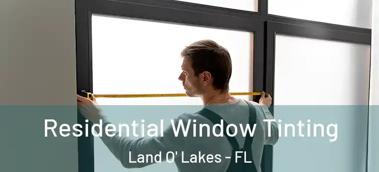  Residential Window Tinting Land O' Lakes - FL