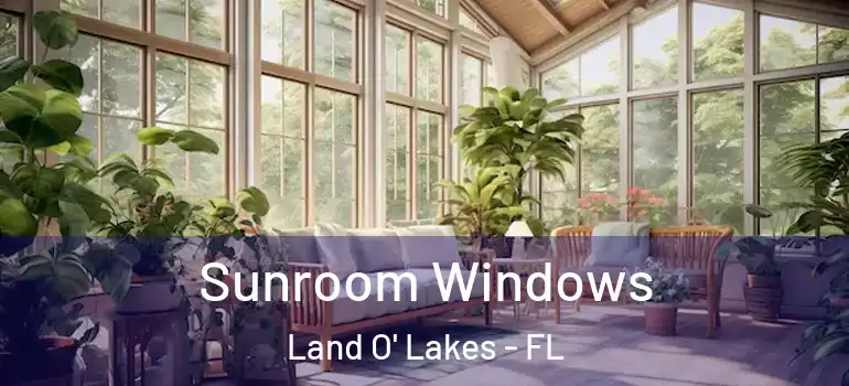  Sunroom Windows Land O' Lakes - FL