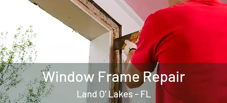  Window Frame Repair Land O' Lakes - FL