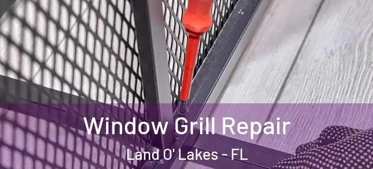  Window Grill Repair Land O' Lakes - FL