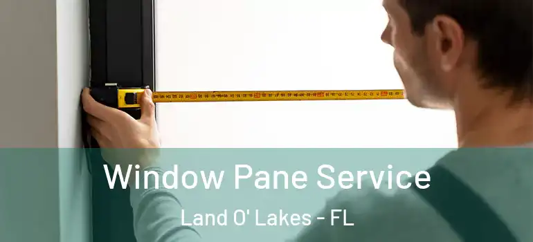  Window Pane Service Land O' Lakes - FL